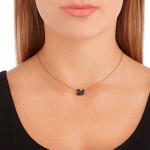 Smykke Swarovski Iconic Swan Pendant, Black, Rose-gold tone plated - 5204133