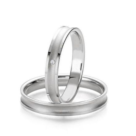 Gifteringer i palladium 950, 3.5 mm. Slim line - 14807125 Gifteringer i palladium 950, 3.5 mm. Slim line - 14807125