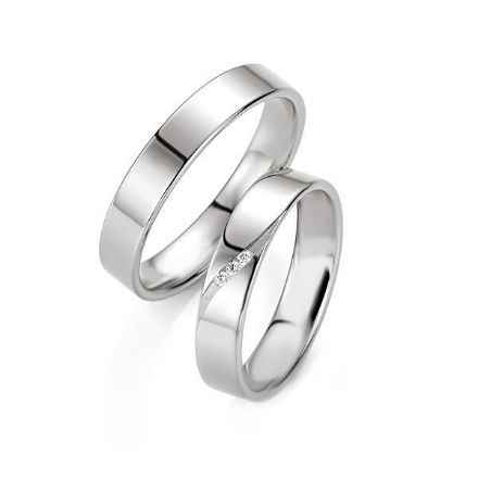 Gifteringer fra Breuning i platina 950, 4.5 mm. BASIC LIGHT - 44804229 Gifteringer fra Breuning i platina 950, 4.5 mm. BASIC LIGHT - 44804229