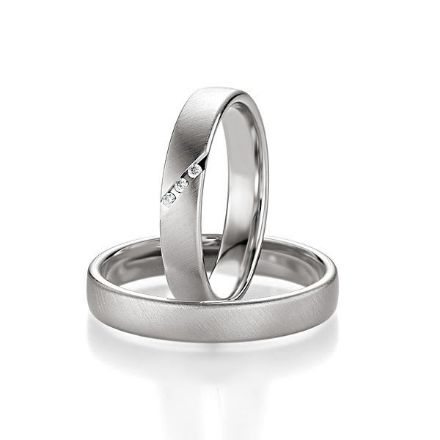 Gifteringer fra Breuning i platina 950, 4 mm. BASIC LIGHT - 44804227 Gifteringer fra Breuning i platina 950, 4 mm. BASIC LIGHT - 44804227