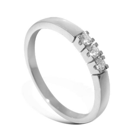 Diamantring Iselin med 3x0,03 ct TW-Si-8503030 Diamantring Iselin med 3x0,03 ct TW-Si-8503030