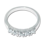 Diamantring Iselin med 5x0,10 ct TW-Si-8505010