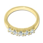 Diamantring Iselin med 5x0,10 ct TW-Si-85050100