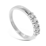 Diamantring Iselin med 5x0,07 ct TW-Si-8505070