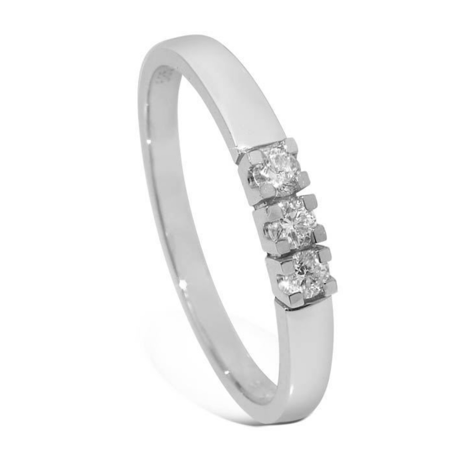 Diamantring Iselin med 3x0,05 ct TW-Si-8503050