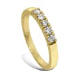 Diamantring Iselin med 5x0,05 ct TW-Si-85050500 Diamantring Iselin med 5x0,05 ct TW-Si-85050500