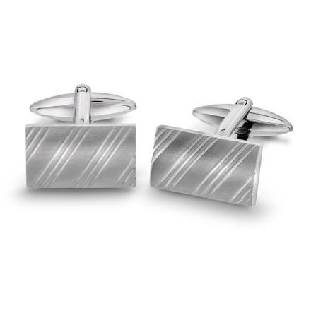Mansjettknapper i stål. Alexander - 972280 Mansjettknapper i stål. Alexander - 972280