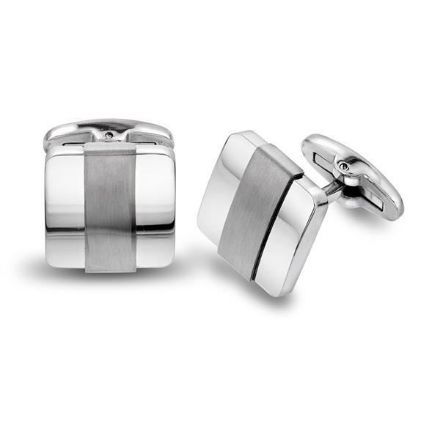Mansjettknapper i stål. Alexander - 972240 Mansjettknapper i stål. Alexander - 972240
