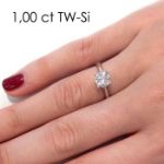 Enstens diamantring Alida med 1,00 ct TW-Si i 14kt gull - 18002100