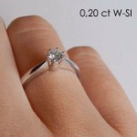 Diamantring forlovelsesring  Ida 0,15 ct TW-Si - COC00985