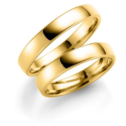 Gifteringer i gull 14 kt, 4 mm . ESPELAND -SE101GU40 Gifteringer i gull 14 kt, 4 mm . ESPELAND -SE101GU40