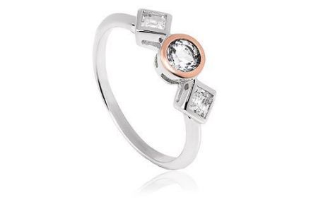 Sølvring Welsh Royalty Anniversary Topaz - 3SQAR  Sølvring Welsh Royalty Anniversary Topaz - 3SQAR