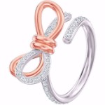 Swarovski ring Lifelong Bow Medium - 5440641