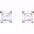 Swarovski øredobber Attract Stud, rose - 5431895