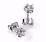Sitara diamant øredobber med  2/0,36 ct W-Si-422136