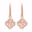 Swarovski Sparkling Dance Clover Pierced Earrings, Pink, Rose-gold tone plated øredobbe - 5516477/5604198 Swarovski Sparkling Dance Clover Pierced Earrings, Pink, Rose-gold tone plated øredobbe - 5516477/5604198
