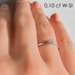 illustrasjon med hand av forlovelsesring – 222115