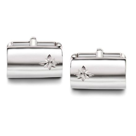 Mansjettknapper i sølv med metall bakstykke. Rhodinert - 63656 Mansjettknapper i sølv med metall bakstykke. Rhodinert - 63656