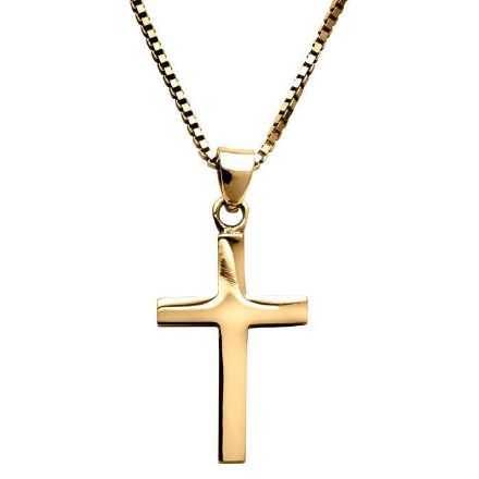 Gullkors I gult gull 14kt, 20 mm - 27123 Gullkors I gult gull 14kt, 20 mm - 27123