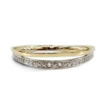 Gullring med zirkonia -BUR630431