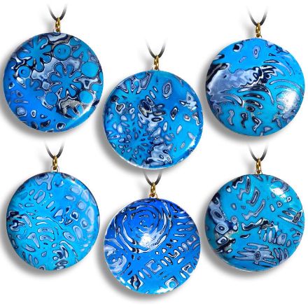 Smykke Deep blue sea, håndlaget -28020706 Smykke Deep blue sea, håndlaget -28020706