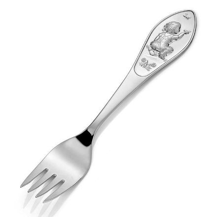 Sølv gaffel. Metter liten fugl gaffel pike - 9709 Sølv gaffel. Metter liten fugl gaffel pike - 9709