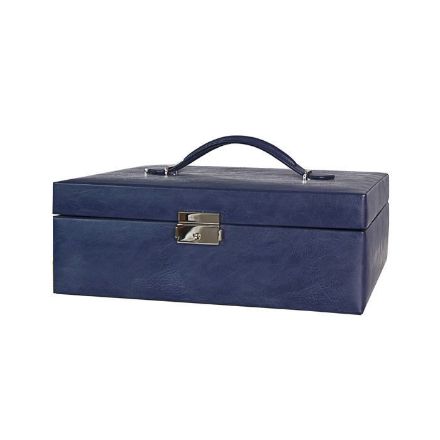 Smykkeskrin, blå, 305x210x105mm - 3463627 Smykkeskrin, blå, 305x210x105mm - 3463627