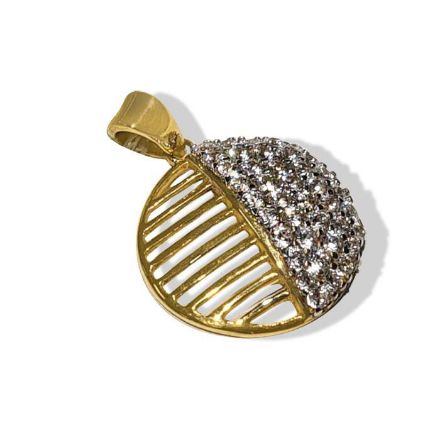 Smykke i gult gull med zirkonia - 26729 Smykke i gult gull med zirkonia - 26729