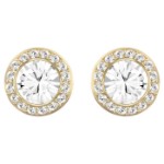 Swarovski øredobber Angelic, gull, rund - 5505470