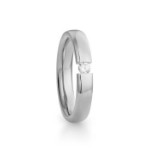 Gifteringer i hvitt gull 14 kt med diam. 0,10 ct. ARVEN -608090-1