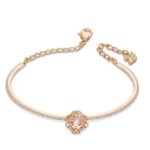 Swarovski armband Sparkling Dance Clover, rose - 5516476