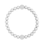 Swarovski armbånd Remix Collection Light Gray Pearl - 5364103