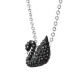 Swarovski smykke Iconic Swan, Rhodium plating - 5347330