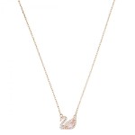 Swarovski smykke Dazzling Swan Necklace, Multi-colored, Rose-gold tone plated - 5469989