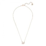 Swarovski smykke Dazzling Swan Necklace, Multi-colored, Rose-gold tone plated - 5469989