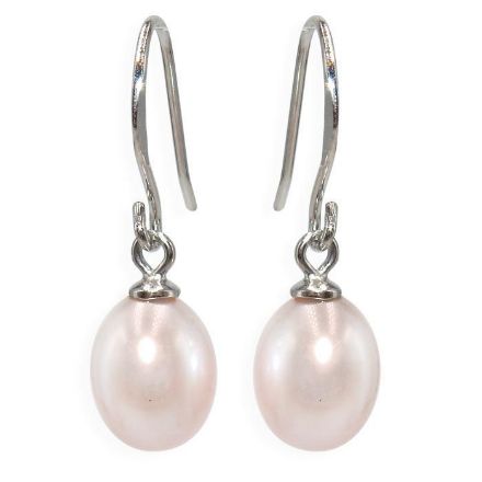 Øredobber i sølv med ferskvannperle. POEME- 9091 Øredobber i sølv med ferskvannperle. POEME- 9091