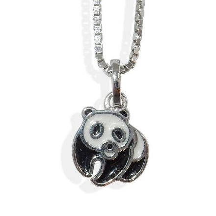 Sølvsmykke panda i sølv, til barn - 9097 Sølvsmykke panda i sølv, til barn - 9097