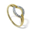 Gullring med zirkonia -BUR594088