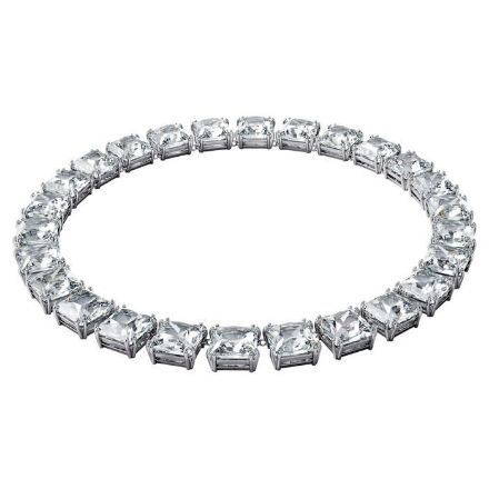 Swarovski smykke Millenia necklace Square cut crystals, White, Rhodium plated - 5599206 Swarovski smykke Millenia necklace Square cut crystals, White, Rhodium plated - 5599206