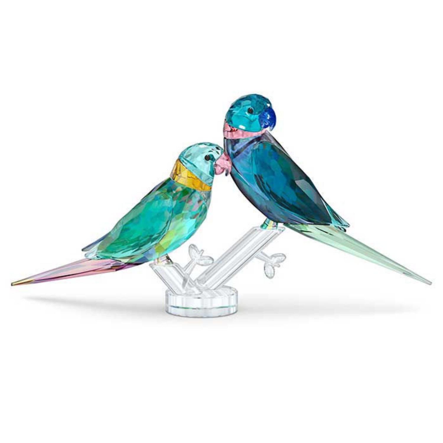 Swarovski figurer Jungle Beats Parakeet Couple Fife & Fifer - 5577124