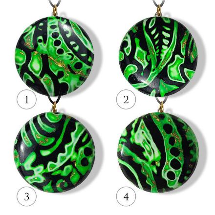 Håndlaget smykke Hidden Magic med gullfarget metall, grønn - 28020737 Håndlaget smykke Hidden Magic med gullfarget metall, grønn - 28020737