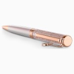 Swarovski Crystalline ballpoint pen Heart, Pink, Rose gold-tone plated -5527536