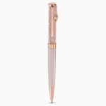 Swarovski Crystalline ballpoint pen Heart, Pink, Rose gold-tone plated -5527536