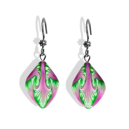 Øredobber Paradoks, Grønn og lilla -280207470 Øredobber Paradoks, Grønn og lilla -280207470