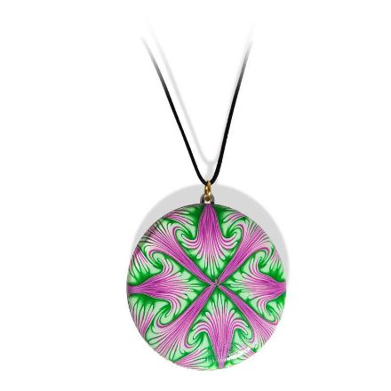 Håndlaget smykke Paradoks, Grønn og lilla mønster - 280207471 Håndlaget smykke Paradoks, Grønn og lilla mønster - 280207471