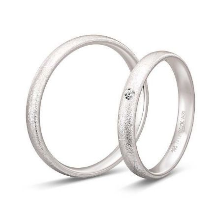 Gifteringer i hvitt gull 14 kt, 3 mm. BASIC LIGHT - 48056030 Gifteringer i hvitt gull 14 kt, 3 mm. BASIC LIGHT - 48056030