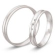 Gifteringer i hvitt gull 14 kt, 3.5 mm. BASIC LIGHT - 48057031