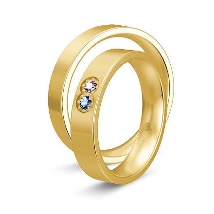 Gifteringer fra Breuning gult gull 14kt, 4.5 mm. INFINI- 48065750 Gifteringer fra Breuning gult gull 14kt, 4.5 mm. INFINI- 48065750