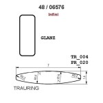 Gifteringer fra Breuning gult gull 14kt, 7 mm. INFINI- 4806576