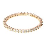 Swarovski Vittore ring White, Rose gold-tone plated - 5095328